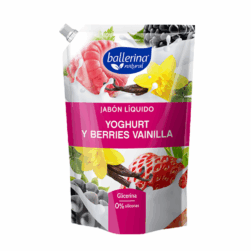 Jabón Líquido Ballerina Yoghurt y Berries Vainilla Doypack 750 ML