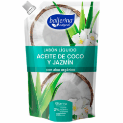 Jabón Líquido Ballerina Aceite Coco y Jazmín Doypack 750 ML