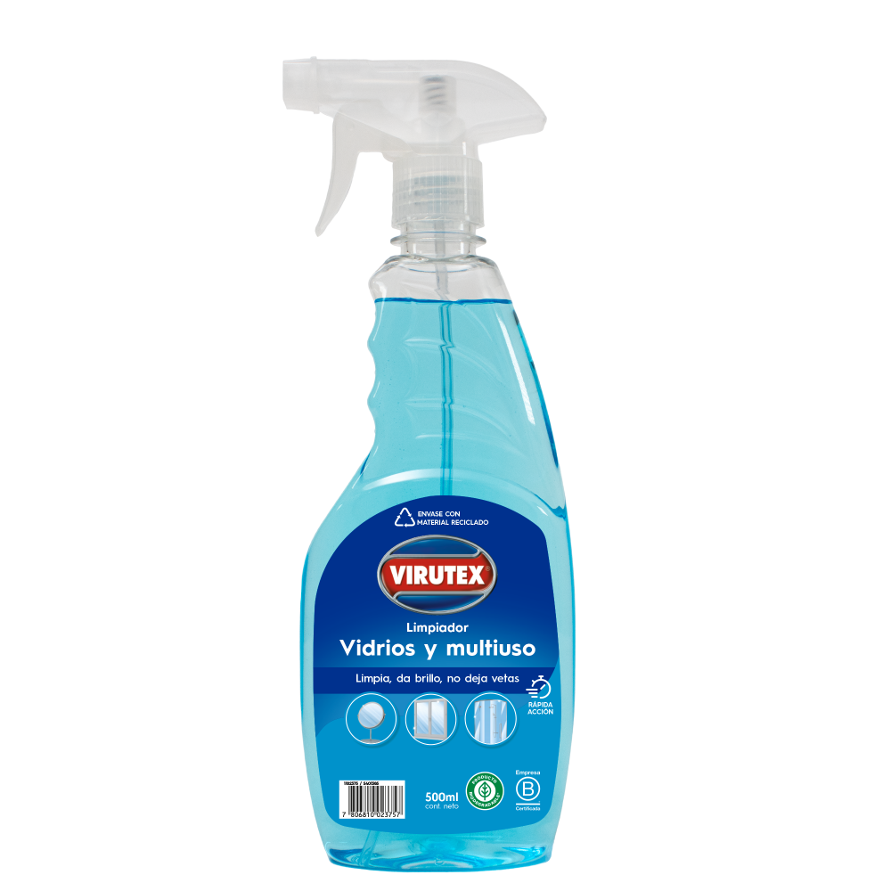 Limpiavidrios Virutex Bambu C/Pulverizador 500CC - Imagen 2