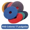 Disco Pad Limpieza 17PULG Rojo