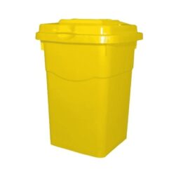 Basurero 50 lts c/Tapa - Amarillo
