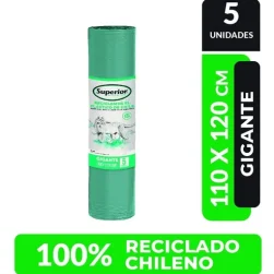 Bolsa Basura Superior Rollo 110x120 - Paq 5 Uni