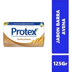 Jabón Tocador Barra Protex Avena 125gr