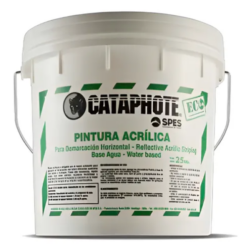 Pintura Alto Tráfico Cataphote Acrílica (base Acuosa) Color Blanco Tineta