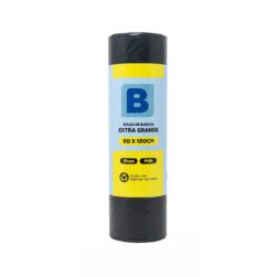 Alternative view of Pack x10 Bolsa Basura Agustín Negra Rollo 90x120 10 Unid