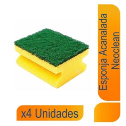Esponja Acanalada Neoclean 4 Unidades