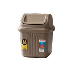 Basurero Rectan. San Remo 6.5 lts. c/tapa vaiven