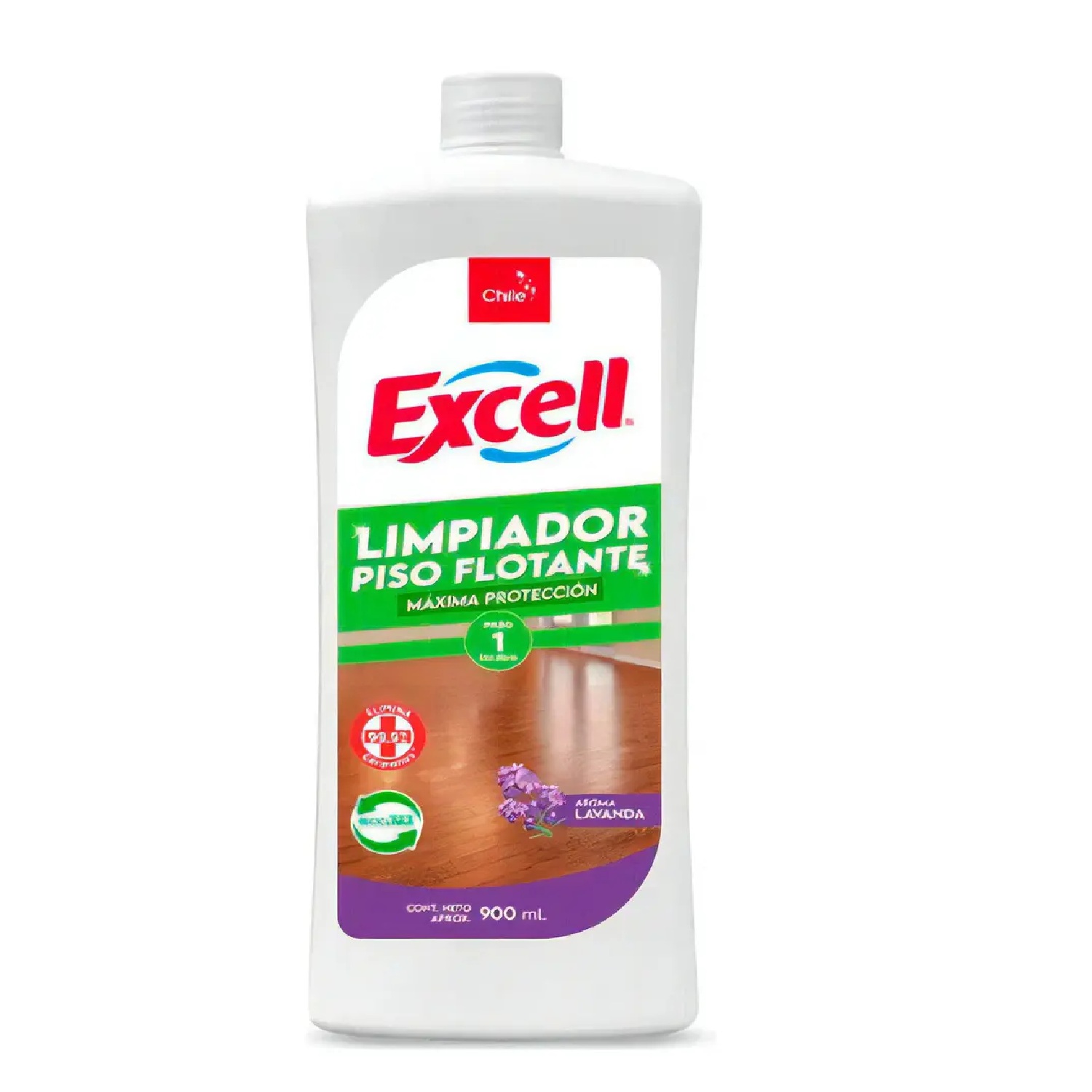 Abrillantador Excell Piso Flotante Lavanda 900ML - Imagen 2