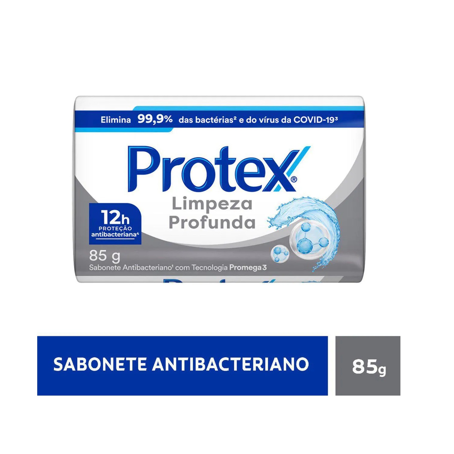 Jabón Tocador Barra Protex L/profunda Pack 3 - 85g