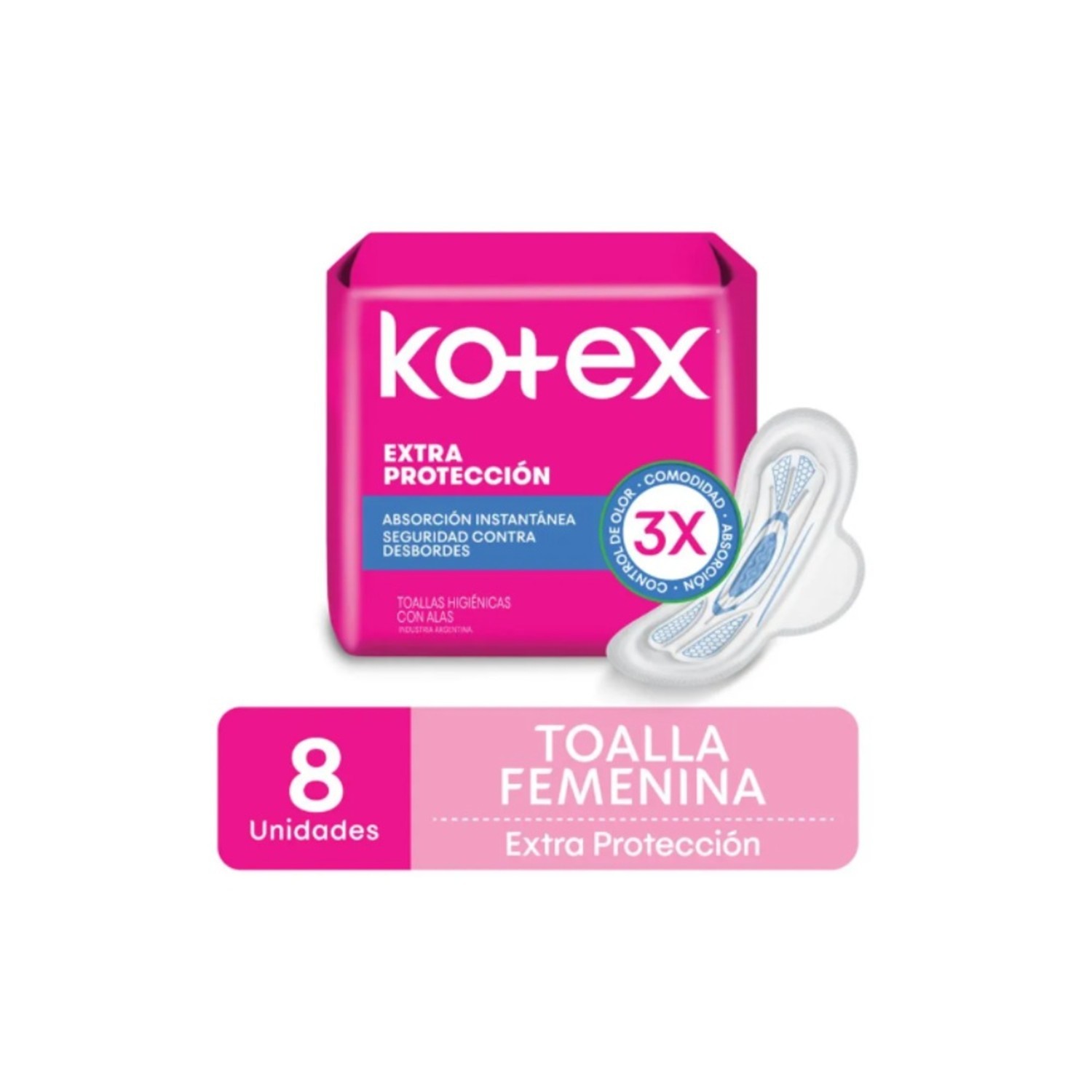 Kotex Normal Con Alas X 8 uni