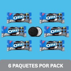 Alternative view of Pack Galletas Oreo Chocolate Relleno Sabor Cookies & Cream 36grs
