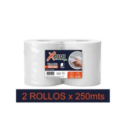 Toalla De Papel Jumbo Industrial Xtreme 2x250 Mts