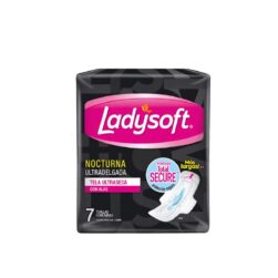 Alternative view of Toalla Femenina Nocturna Ladysoft Con Alas 7 Un