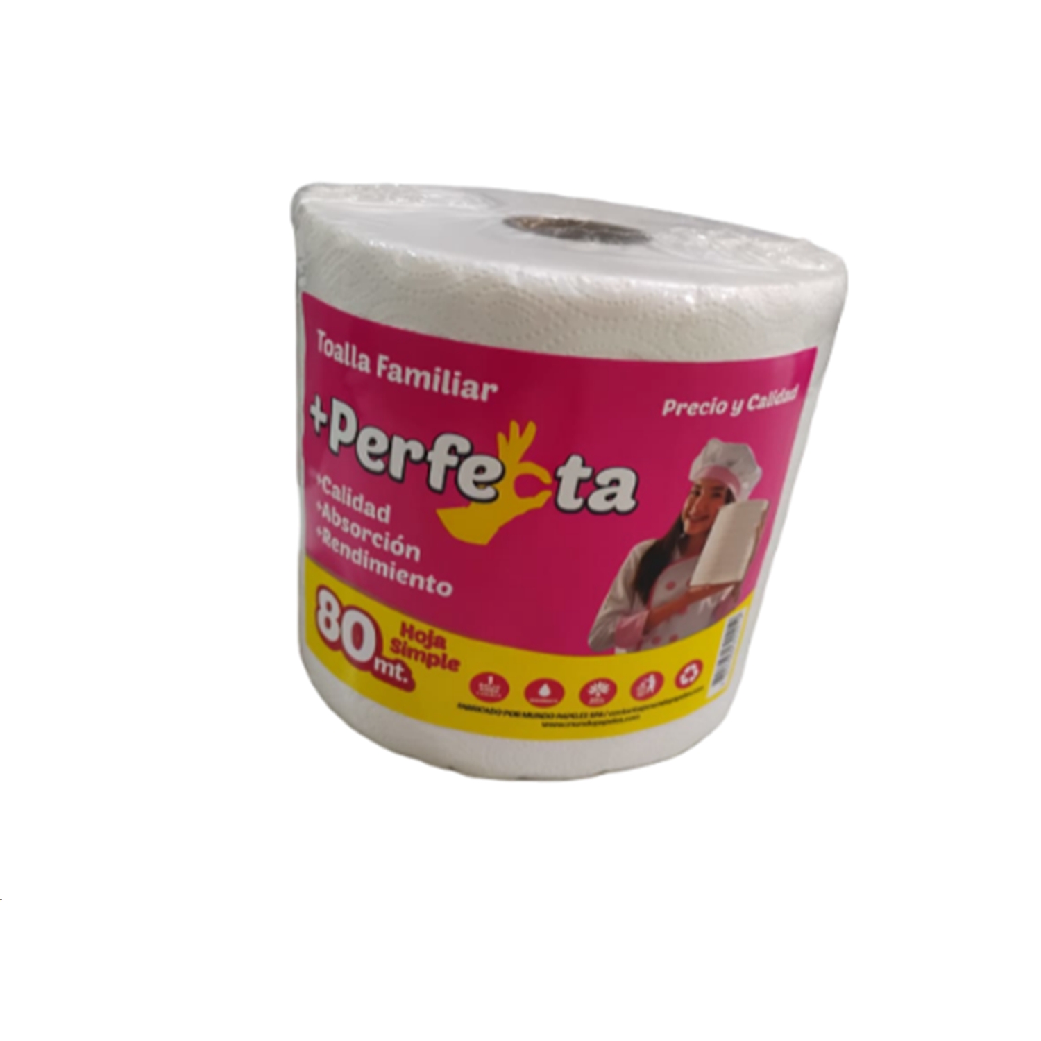 Toalla Papel Perfecta H/S 80 Mts Und - Imagen 2