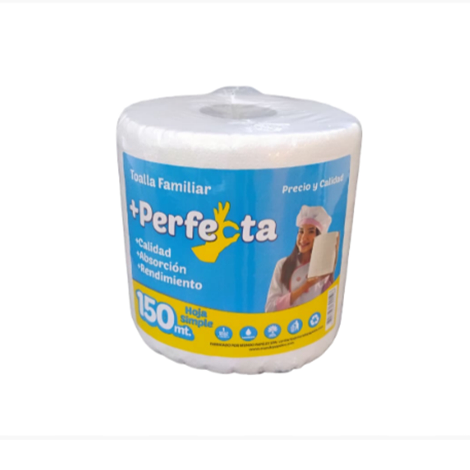 Toalla Papel Perfecta H/S 150 Mts Und - Imagen 2