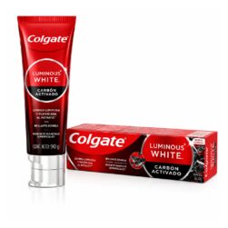 Pasta De Dientes Colgate Luminous White Carbón Activado 90gr