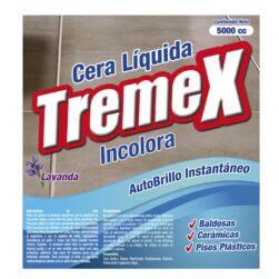 Alternative view of Cera Tremex Autobrillo Incolora 5l Para Pisos Duro Y Vinílic