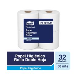 Papel Higiénico Tork  D/h Rollo 50 Mts Paq 4 Unidades Modelo HI70019