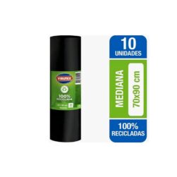 Bolsas De Basura Biorollo 70 X 90 - 100% Reciclada Virutex