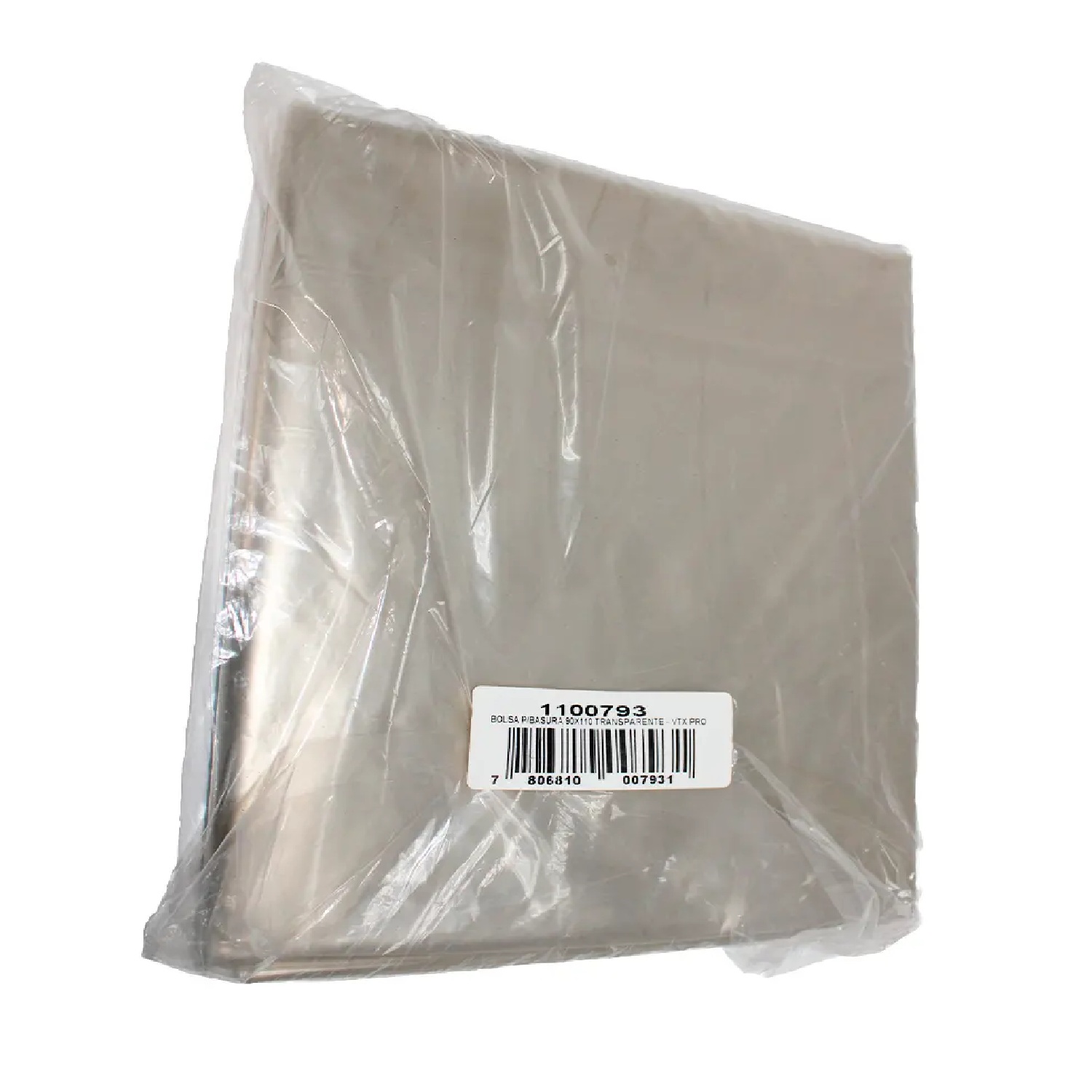 Bolsas Para Basura Transparentes 90x110 Virutex 10 Unidades