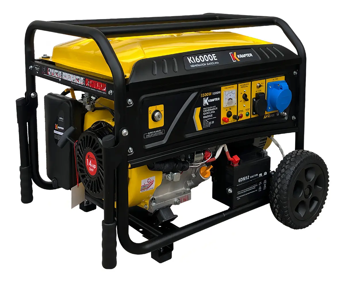 Generador Portátil Krafter Ki6000e 5.5 Kw - Imagen 2