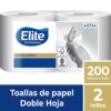 Toalla Papel Elite Doble Hoja 200mts 2un
