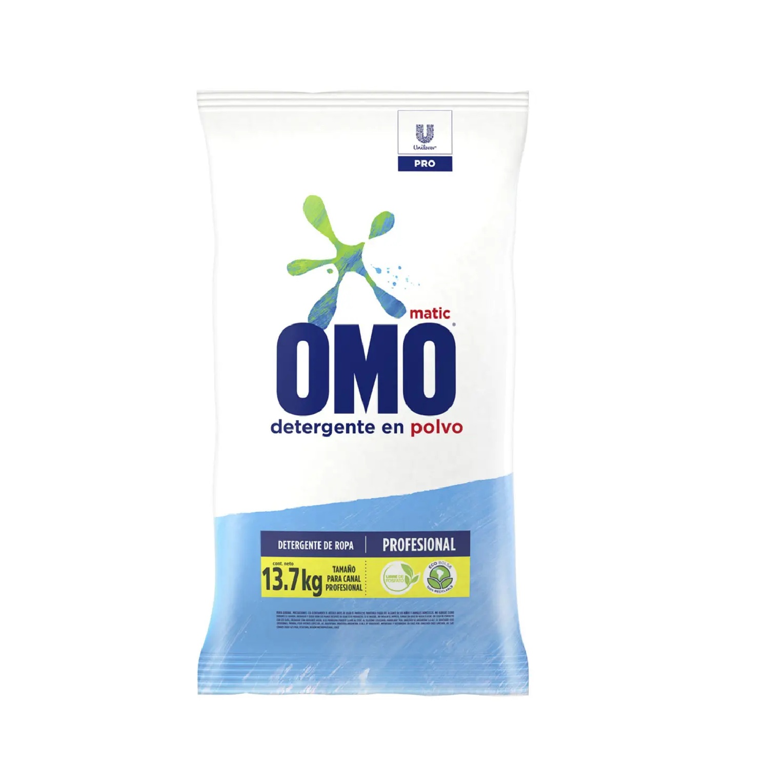 Detergente Omo Matic Pro en Polvo de 13.7 kg