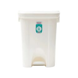 Basurero Rectan. Blanco San Remo 36L Tapa y Pedal
