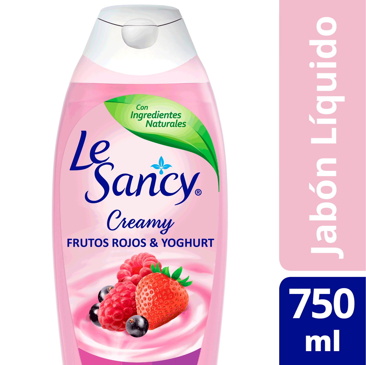 Jabon Liquido Le Sancy 750ml Frutos Rojos Y Yoghurt