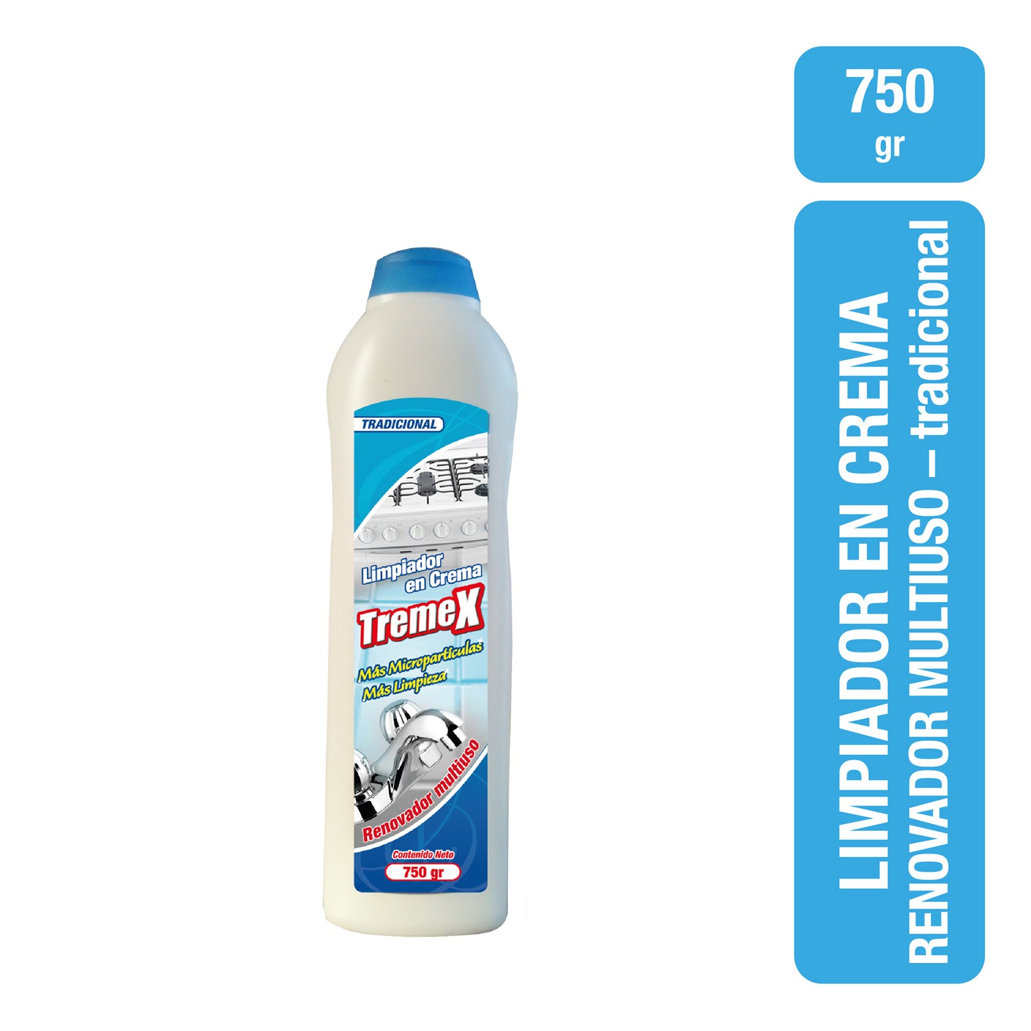Limpiador Tremex Crema 750 Ml No Raya