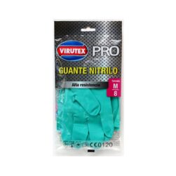 Alternative view of Guantes Virutex Nitrilo Verde Talla M 1 Par