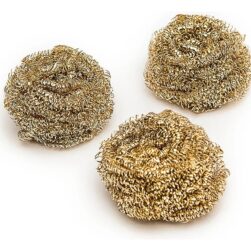 Alternative view of Esponja Dorada Orotex X3 Antibacterial Virutex Dorado