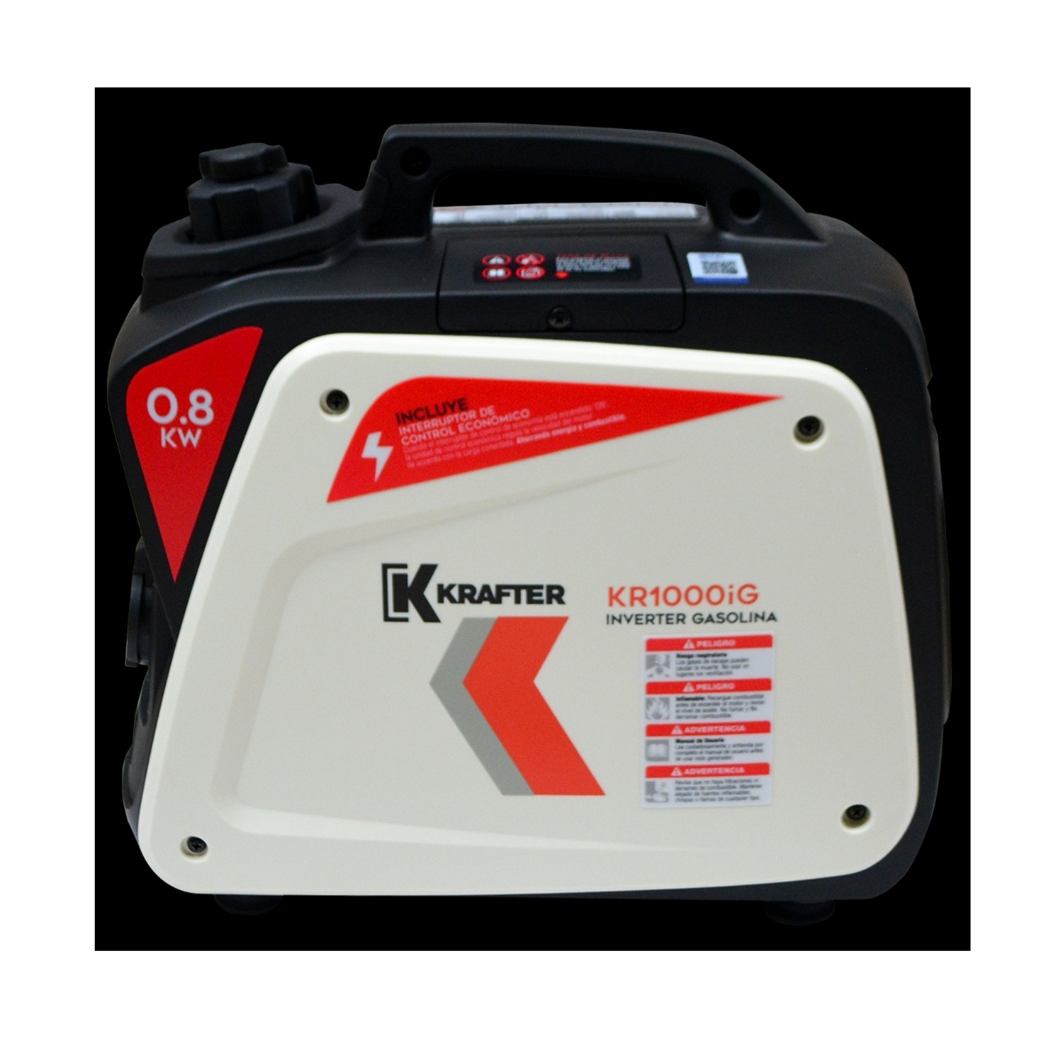 Generador Monofásico Inverter Krafter KR1000ig - Gasolina - Imagen 2
