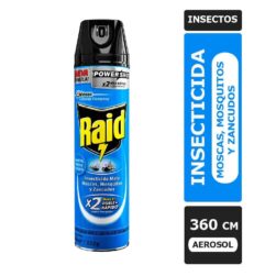 Aerosol Insecticida Raid Moscas Y Mosquitos 360 CC
