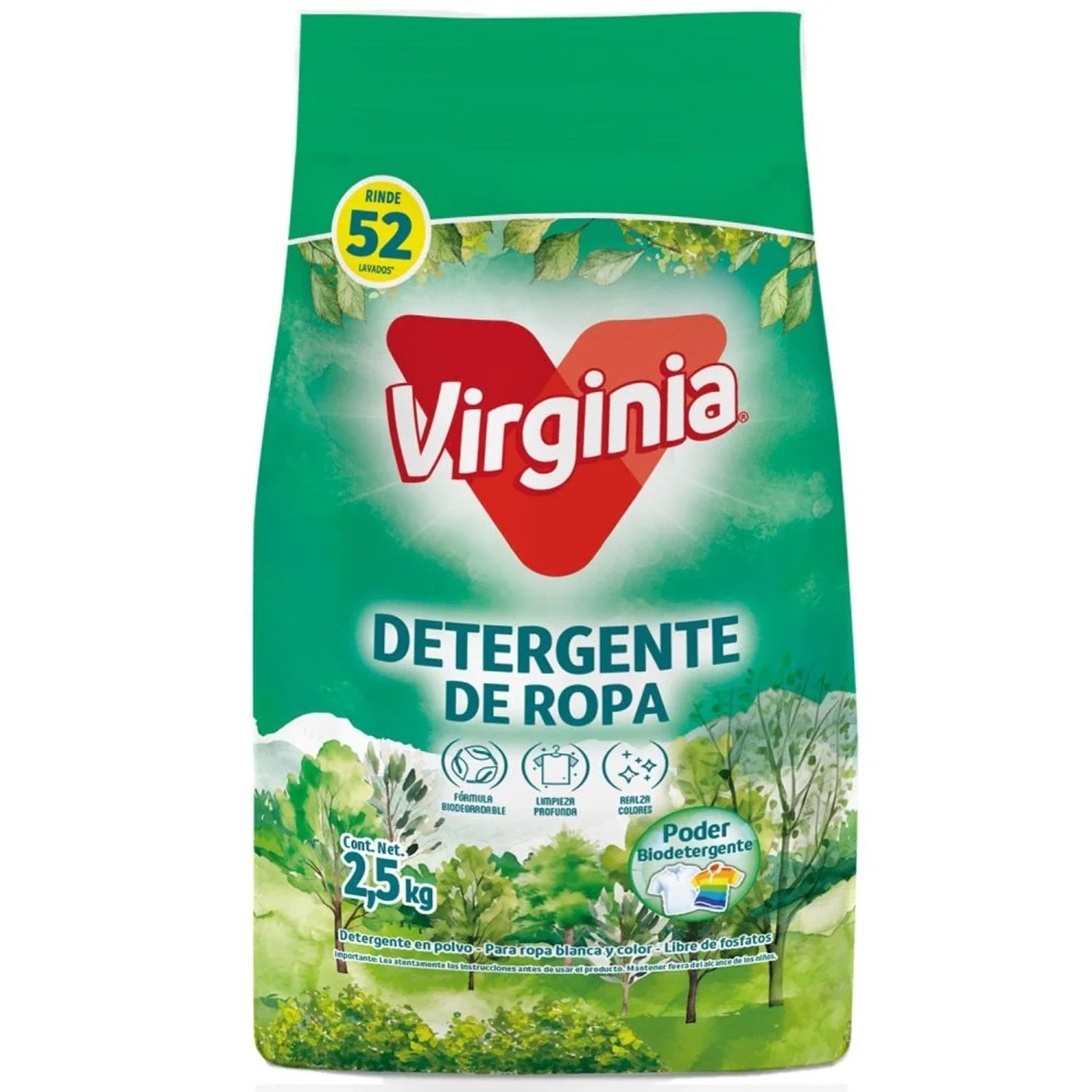 Detergente en Polvo Virginia 2.5 Kilos - Imagen 2