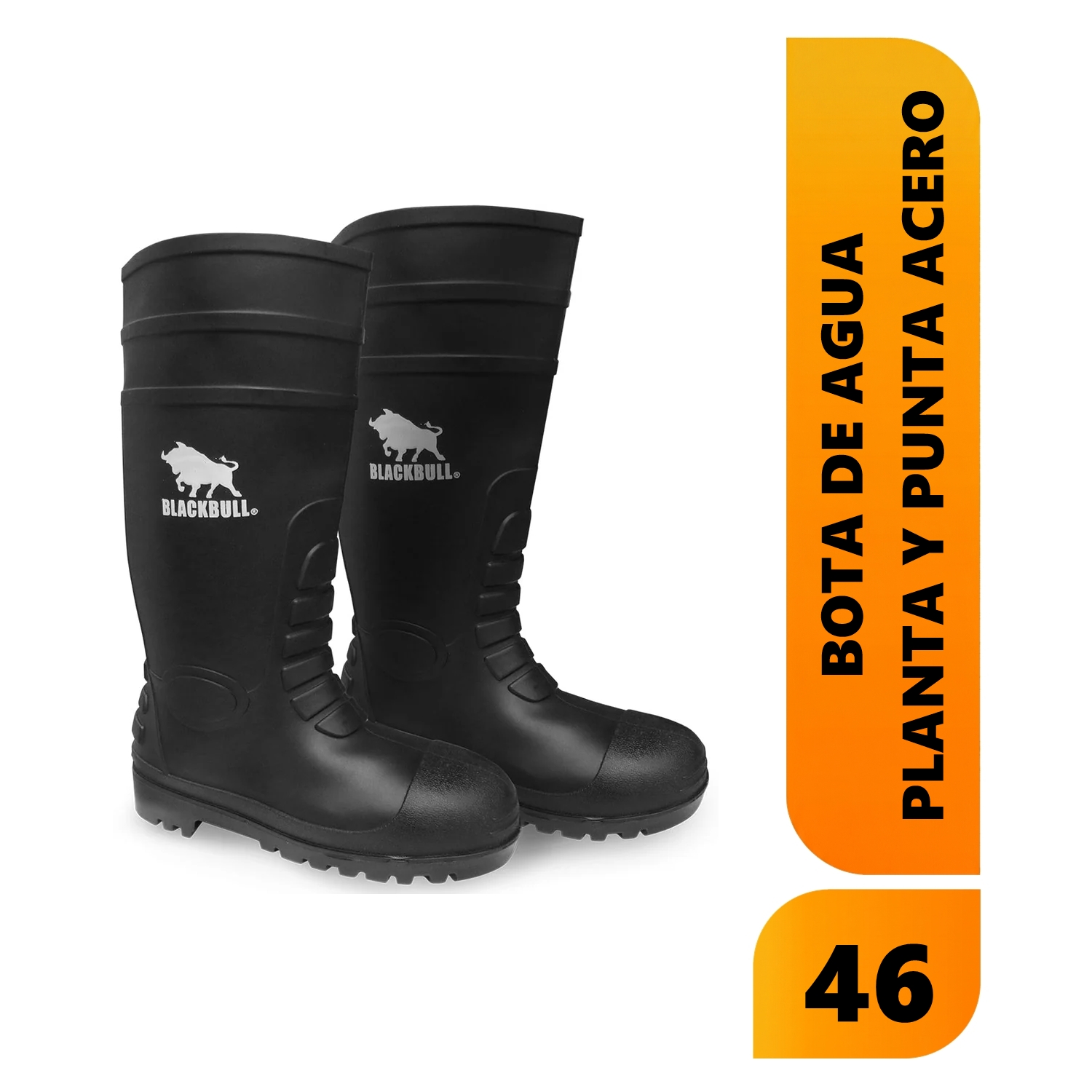Bota de Agua C/Puntera Black Bull talla 46 NG