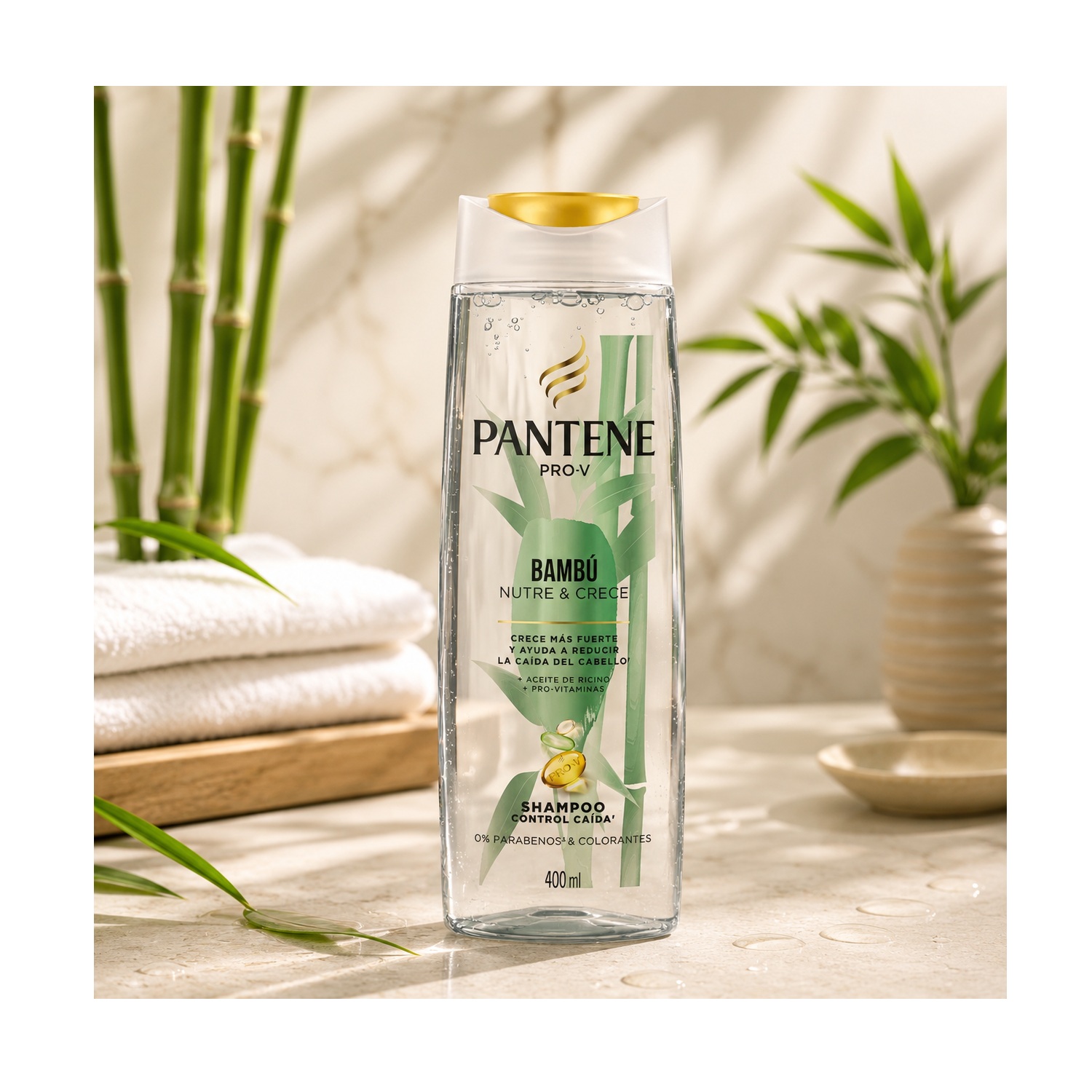 Shampoo Control Caida Pantene X 400ml - Imagen 2