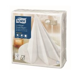 Servilleta Tipo Tela Lynstile Tork Color Blanca 50 Unidades Modelo SE70035