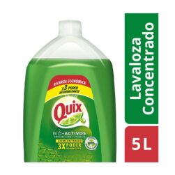 Quix Lavaloza Limón Con Bio Activos Concentrado 5l