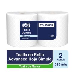 Toalla Papel Tork Advanced 2 Rollos x 280m Modelo TO55005