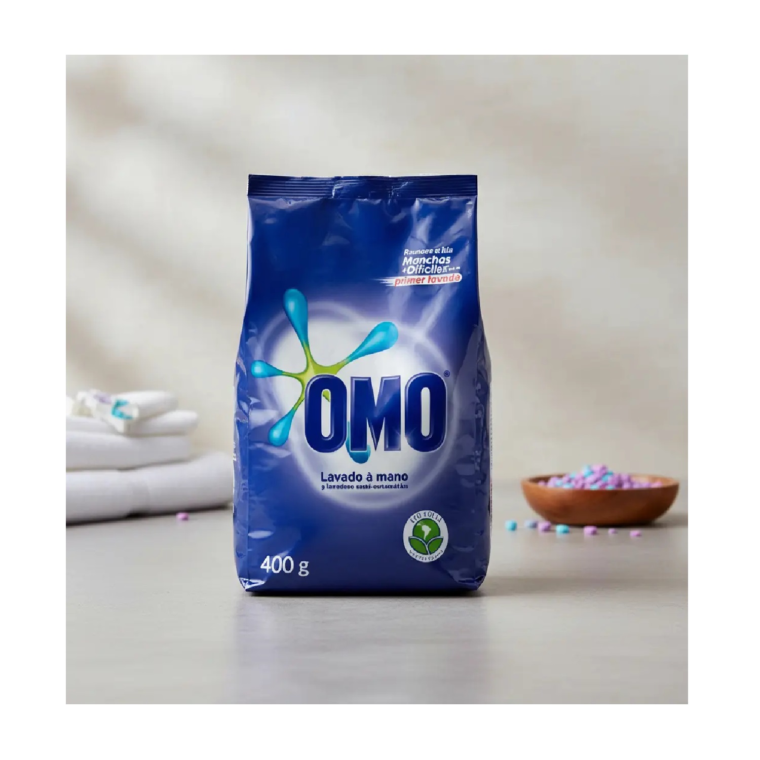 Detergente en Polvo Omo 400 Grs - Imagen 2