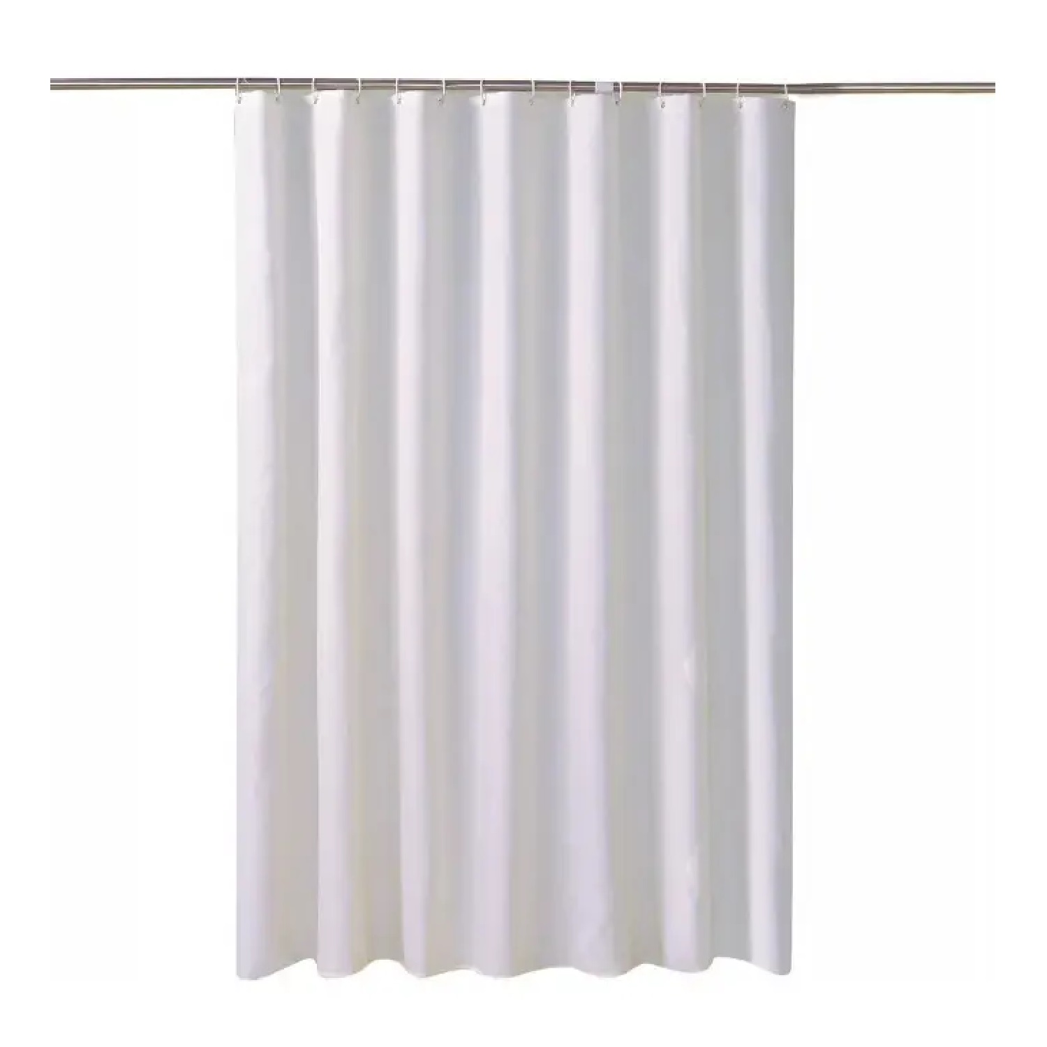 Forro Cortina Baño Peva Blanco 1.80x1.80 Doral Liso