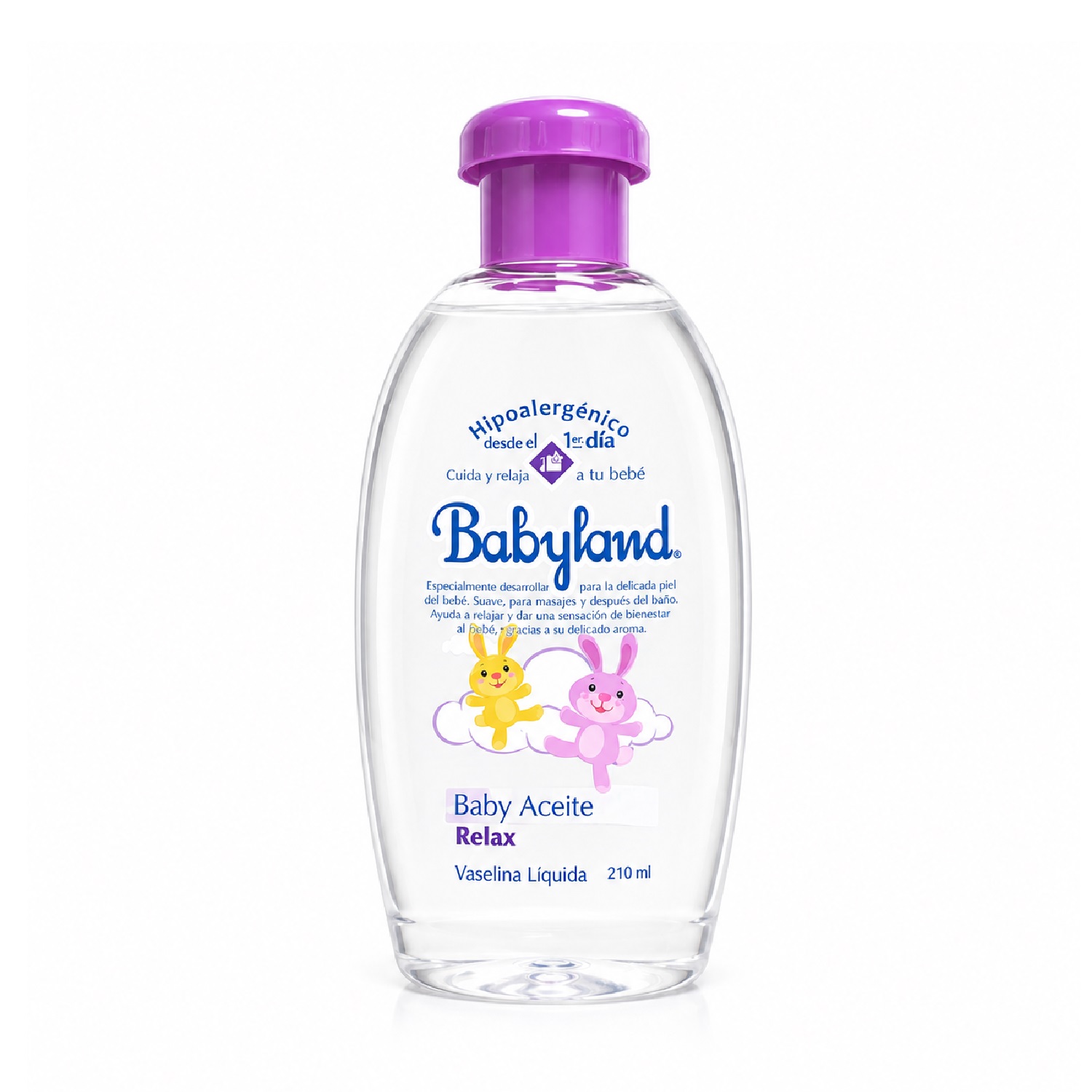 Babyland Aceite Bebe Relax Vaselina Liquida 210 Ml