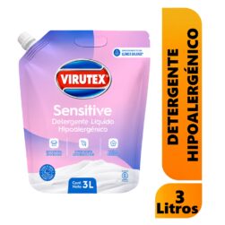 Detergente Líquido Piel Sensible Virutex 3 Litros Doypack