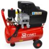 Compresor De Aire Eléctrico Wyymet 2hp 24l Portátil 115psi Rojo 50 Hz/60 Hz Monofásica