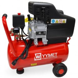 Compresor De Aire Eléctrico Wyymet 2hp 24l Portátil 115psi Rojo 50 Hz/60 Hz Monofásica
