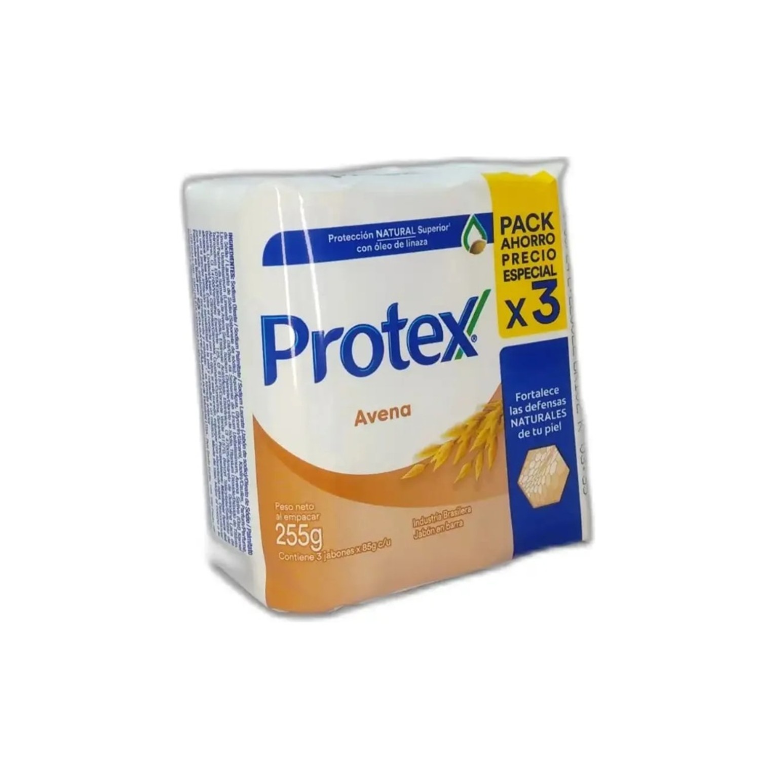 Jabon Protex Antibacterial Avena X3unidades - Imagen 2