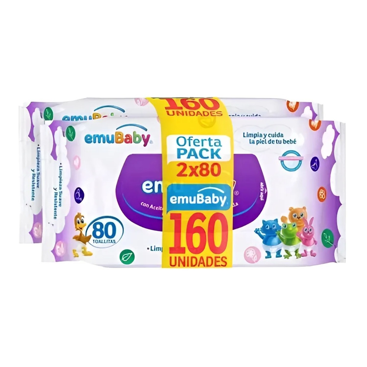 Toallitas Húmedas - Emubaby Superior 160 Un