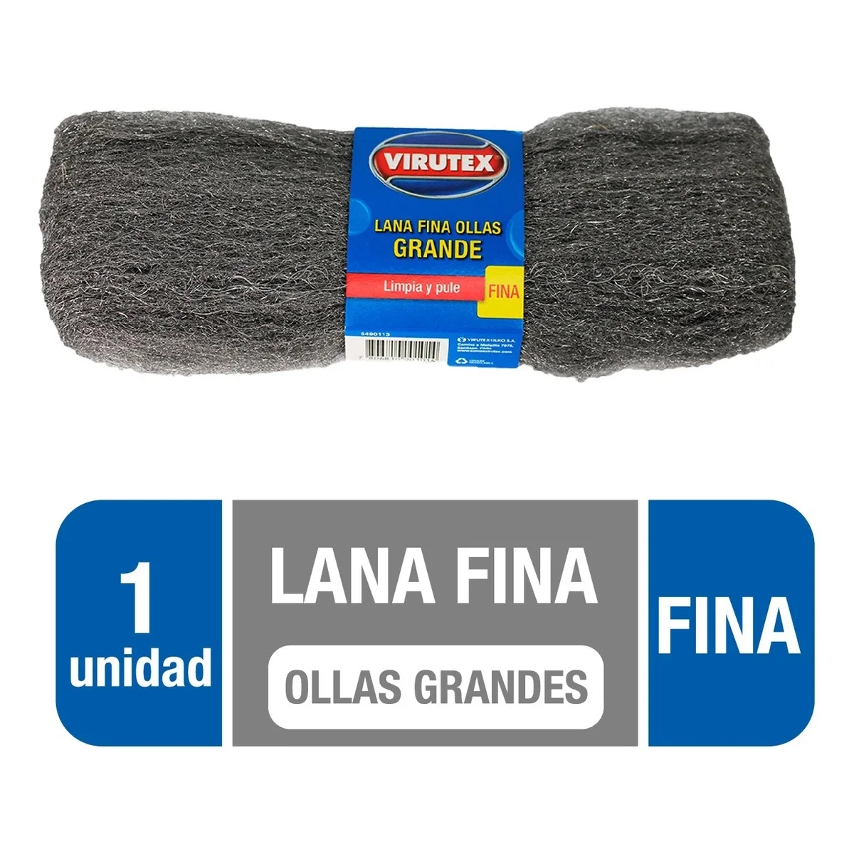 Virutilla Lana Fina Virutex x1