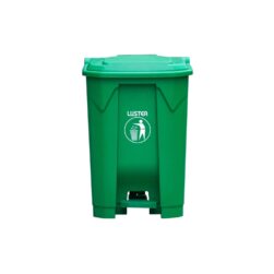 Basurero Luster 50 Lts Verde Con Pedal Frontal